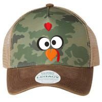 Funny Gobble Turkey Face Legacy Tie Dye Trucker Hat