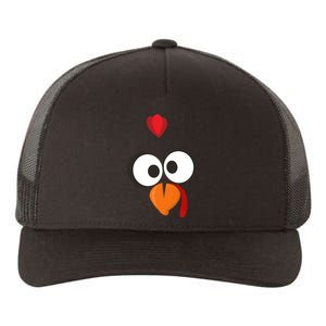 Funny Gobble Turkey Face Yupoong Adult 5-Panel Trucker Hat