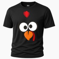 Funny Gobble Turkey Face Performance Shirt