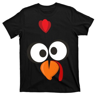 Funny Gobble Turkey Face T-Shirt