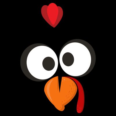 Funny Gobble Turkey Face T-Shirt