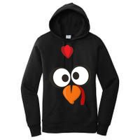 Funny Gobble Turkey Face Women's Pullover Hoodie