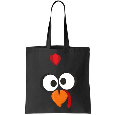 Funny Gobble Turkey Face Bag