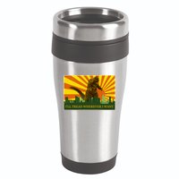 Funny Godzilla I'll Tread Wherever I Want Meme 16oz Travel Tumbler