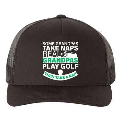 Funny Golf Grandpa Yupoong Adult 5-Panel Trucker Hat