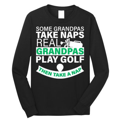 Funny Golf Grandpa Long Sleeve Shirt