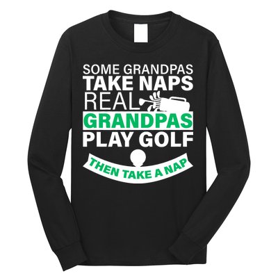 Funny Golf Grandpa Long Sleeve Shirt