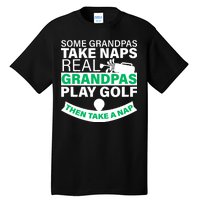 Funny Golf Grandpa Tall T-Shirt