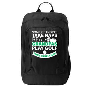 Funny Golf Grandpa City Backpack