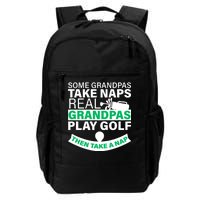 Funny Golf Grandpa Daily Commute Backpack