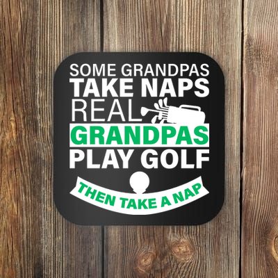 Funny Golf Grandpa Coaster