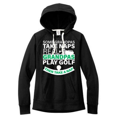 Funny Golf Grandpa Women's Fleece Hoodie