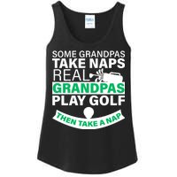 Funny Golf Grandpa Ladies Essential Tank