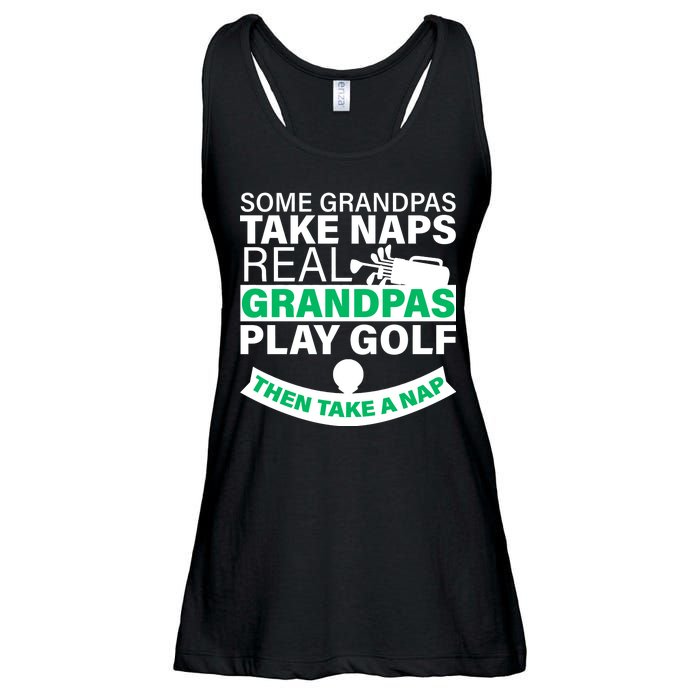 Funny Golf Grandpa Ladies Essential Flowy Tank