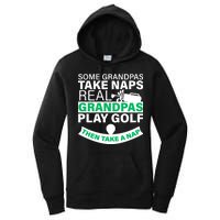 Funny Golf Grandpa Women's Pullover Hoodie