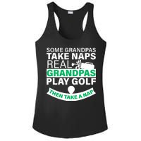 Funny Golf Grandpa Ladies PosiCharge Competitor Racerback Tank