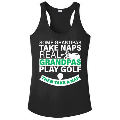 Funny Golf Grandpa Ladies PosiCharge Competitor Racerback Tank