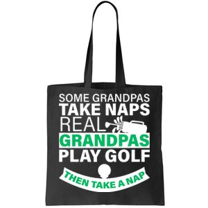 Funny Golf Grandpa Tote Bag