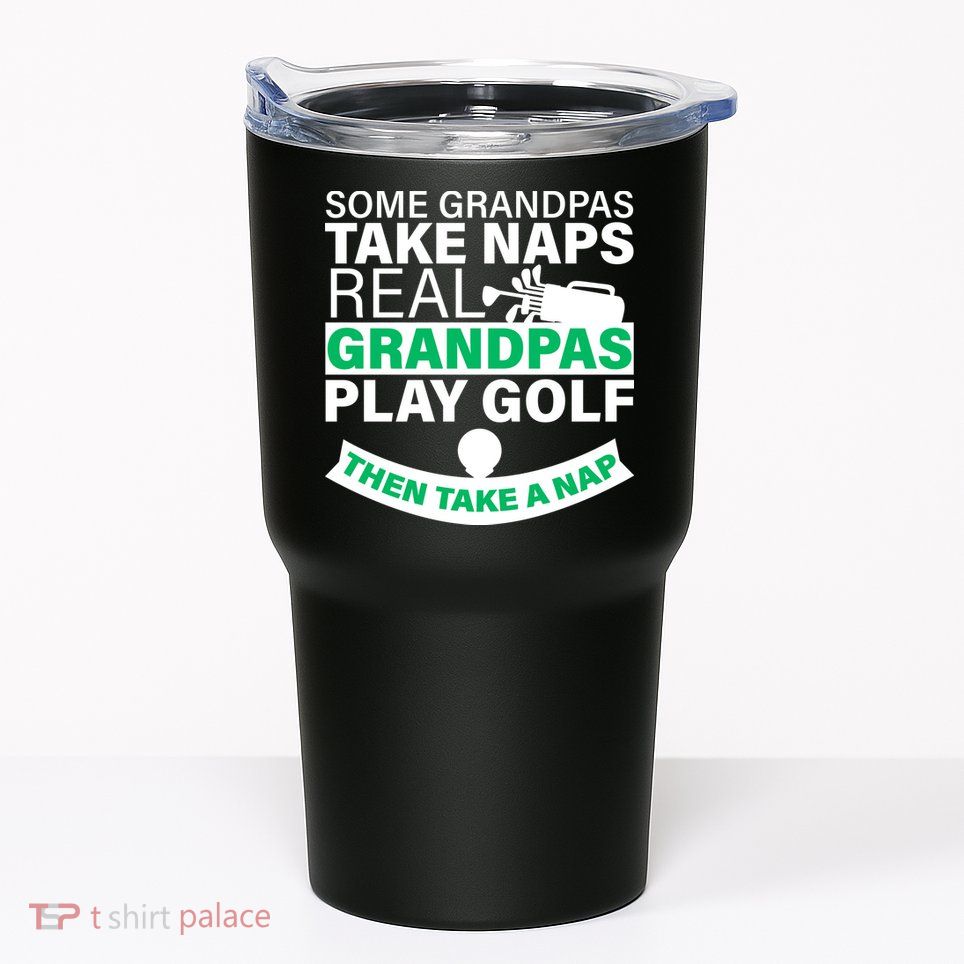 Funny Golf Grandpa Tumbler