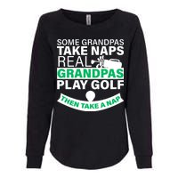 Funny Golf Grandpa Womens California Wash Sweatshirt