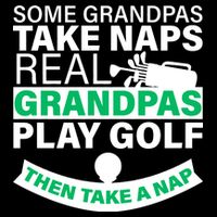 Funny Golf Grandpa Womens Tank Top
