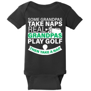 Funny Golf Grandpa Baby Bodysuit