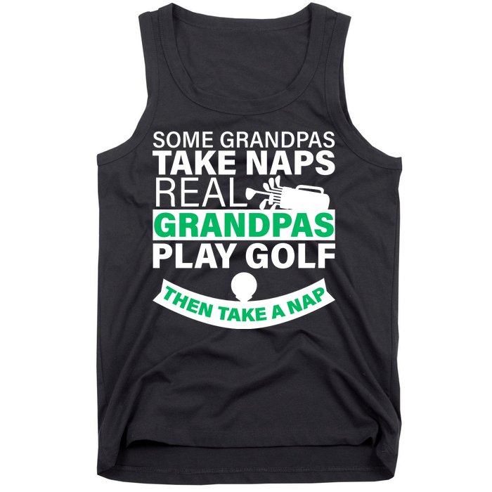 Funny Golf Grandpa Tank Top