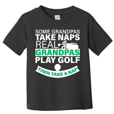 Funny Golf Grandpa Toddler T-Shirt