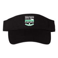 Funny Golf Grandpa Valucap Bio-Washed Visor