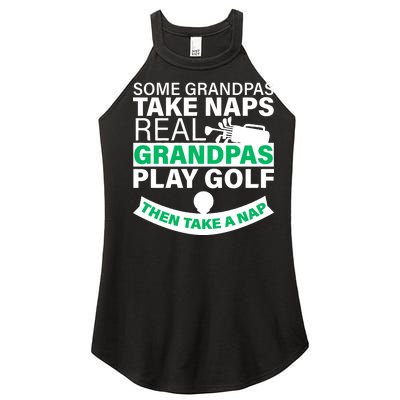 Funny Golf Grandpa Women's Perfect Tri Rocker Tank