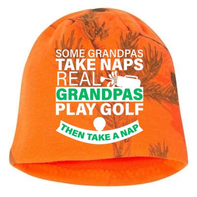 Funny Golf Grandpa Kati - Camo Knit Beanie