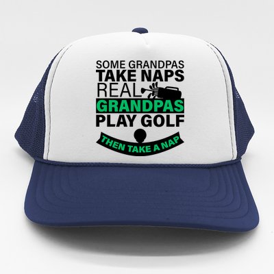 Funny Golf Grandpa Trucker Hat