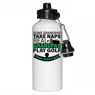 Funny Golf Grandpa Aluminum Water Bottle