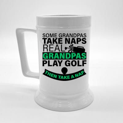 Funny Golf Grandpa Beer Stein