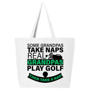 Funny Golf Grandpa 25L Jumbo Tote