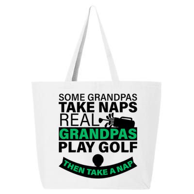 Funny Golf Grandpa 25L Jumbo Tote