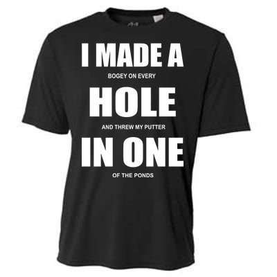 Funny Golf Hole In One Cooling Performance Crew T-Shirt