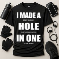 Funny Golf Hole In One Cooling Performance Crew T-Shirt