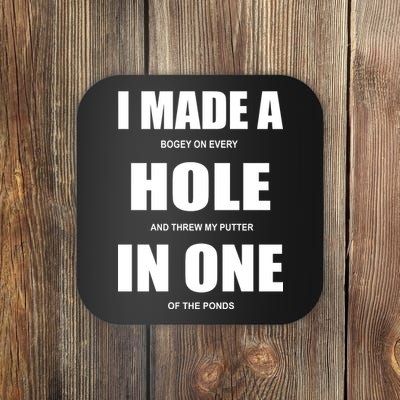 Funny Golf Hole In One Coaster