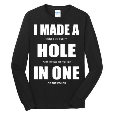 Funny Golf Hole In One Tall Long Sleeve T-Shirt