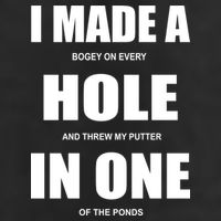 Funny Golf Hole In One Hat