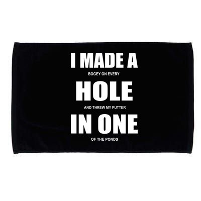 Funny Golf Hole In One Microfiber Hand Towel