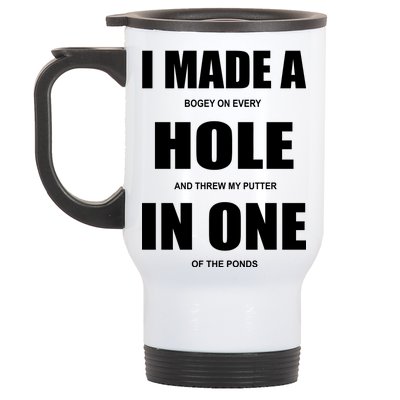 Funny Golf Hole In One Stainless Steel Travel Mug