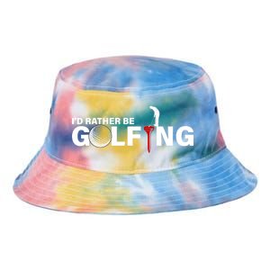 Funny Golfers Design Rather Be Golfing Tie Dye Newport Bucket Hat