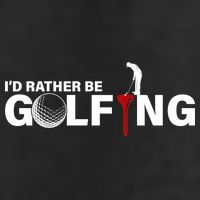 Funny Golfers Design Rather Be Golfing Golf Towel