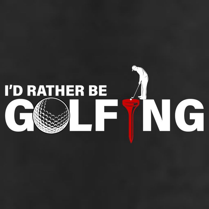 Funny Golfers Design Rather Be Golfing Golf Towel
