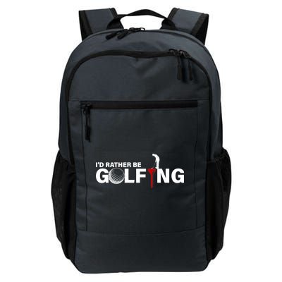 Funny Golfers Design Rather Be Golfing Daily Commute Backpack