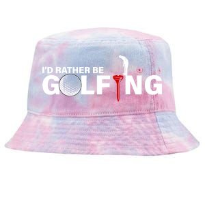 Funny Golfers Design Rather Be Golfing Tie-Dyed Bucket Hat