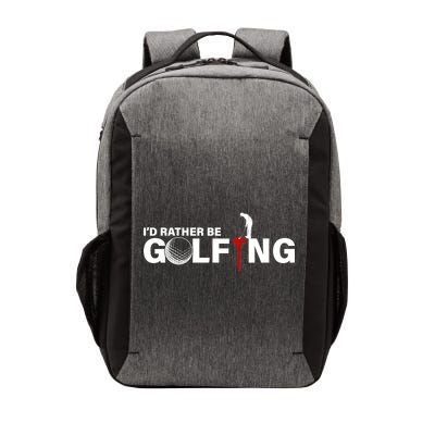 Funny Golfers Design Rather Be Golfing Vector Backpack