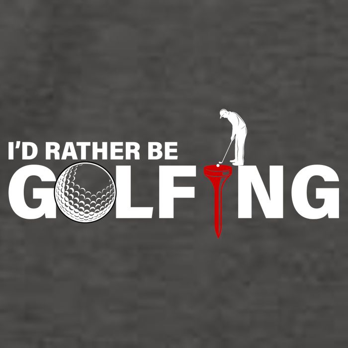 Funny Golfers Design Rather Be Golfing Vector Backpack